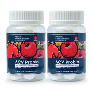 Pakej 2 Botol ACV Probio Chewable Tablets